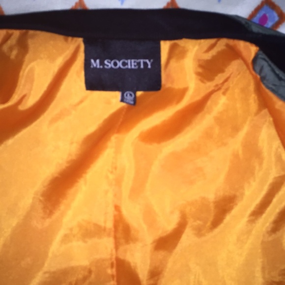 Fish tail long bomber jacket brand modern society - Picture 4 of 4